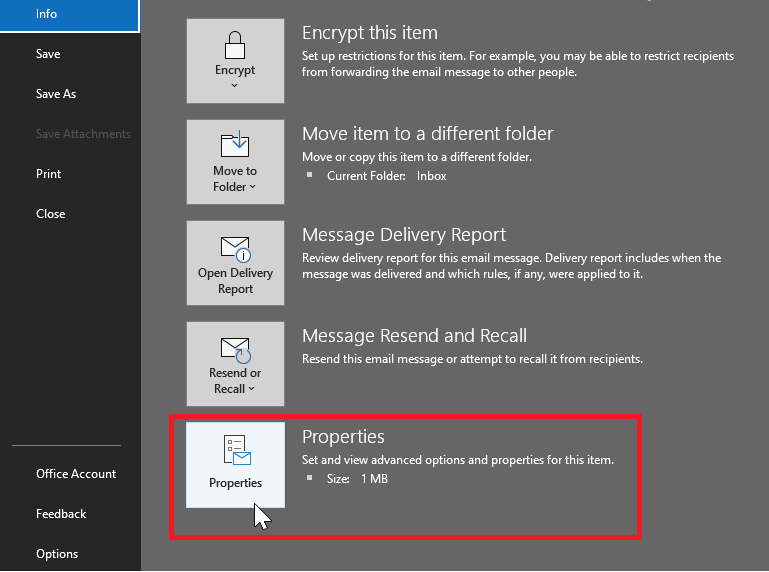 Figura 11. Header Information - Email Forensics