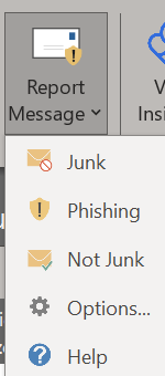 Email Security Outlook Plugin – Report message - Email Security 