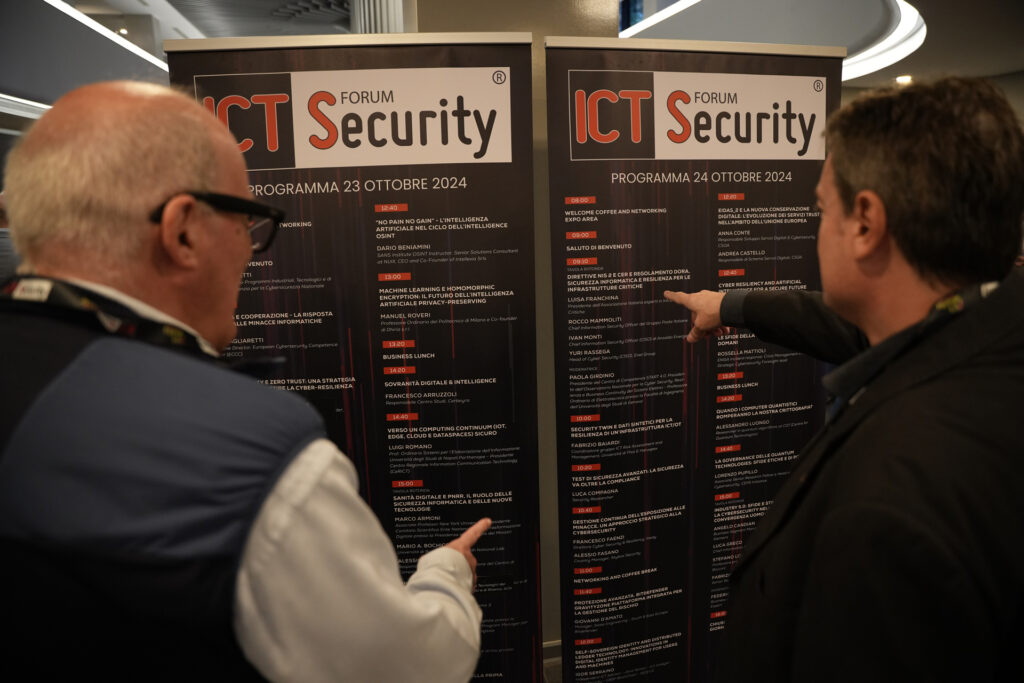 Forum ICT Security, programma cyber security italia