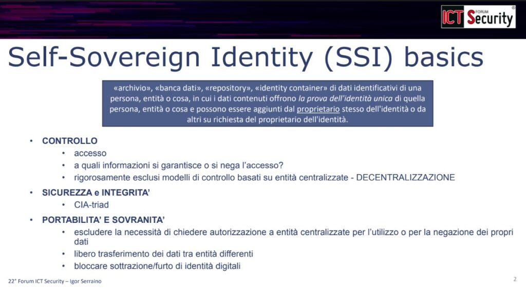 Self-Sovereign Identity (SSI) basics