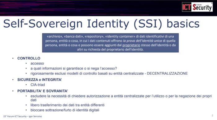 Self-Sovereign Identity (SSI) basics